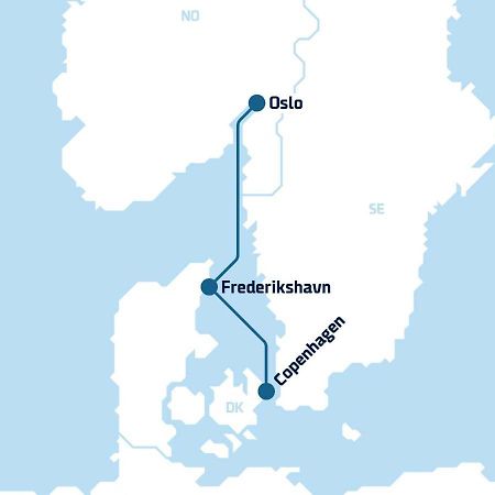 Hotel Dfds Ferry - Copenhagen To Oslo Esterno foto